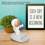 Mobile Phone Holder Astronaut Shape Exquisite Beautiful Environmentally Friendly Bracket OrnamentGolden Astronaut Push