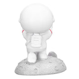 Mobile Phone Holder Astronaut Shape Exquisite Beautiful Environmentally Friendly Bracket OrnamentSilver Astronaut Push