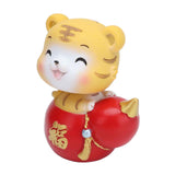 Tiger Ornament Premium Resin Cute Exquisite Bright Colors Durable Wide Application Tiger ToyBlessing Tiger In Australia - Darrahopens