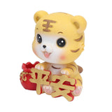 Tiger Ornament Premium Resin Cute Exquisite Bright Colors Durable Wide Application Tiger ToyPeace Tiger In Australia - Darrahopens