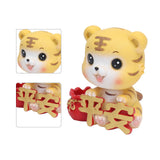 Tiger Ornament Premium Resin Cute Exquisite Bright Colors Durable Wide Application Tiger ToyPeace Tiger