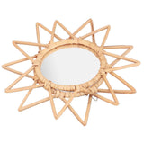 Rattan Innovative Art Decoration Makeup Mirror Retro Dressing Bathroom Wall Hanging MirrorStar In Australia - Darrahopens