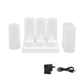 Candle Light Warm White Light LED Tea Light for Wedding Party Table Dining Room 100‑240VAU Plug In Australia - Darrahopens