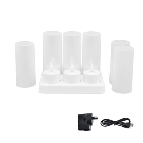 Candle Light Warm White Light LED Tea Light for Wedding Party Table Dining Room 100‑240VAU Plug In Australia - Darrahopens