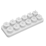 100‑240V Rechargeable Tealight Candle Lamp Reusable Flameless Cordless LED Candles LightsAU Plug