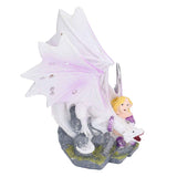 Dragon Girl Desktop Ornament Standing Sculpture Resin Bedroom Decoration Statue for Living Room Office In Australia - Darrahopens