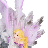 Dragon Girl Desktop Ornament Standing Sculpture Resin Bedroom Decoration Statue for Living Room Office