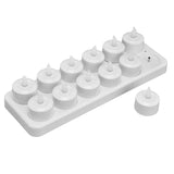 Candle Light Safe Reusable Simulated Flameless LED Candles Light for Parties Weddings Christmas 100‑240VAU Plug
