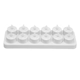 Candle Light Safe Reusable Simulated Flameless LED Candles Light for Parties Weddings Christmas 100‑240VAU Plug