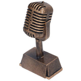 Music Award Trophy Synthetic Resin Decorative Microphone Tabletop Ornament for Home Singing Competition In Australia - Darrahopens