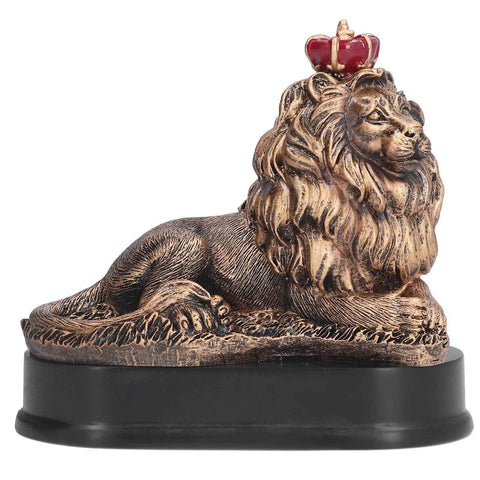 Lion Sculpture Decorative Lion Resin Statue for Home Decoration Farm Living Room Porch Christmas Ornament In Australia - Darrahopens