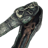 Mummy Coffin Decorations Aquarium Fish Tank Ornaments Landscape Skull Resin Skull Mummy Coffin Ornament