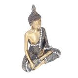 Buddha Ornament Resin Retro Small Decorative Desktop Sitting Buddha Statue for Home Office In Australia - Darrahopens