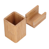 Pen Holder Sturdy Durable Environmentally Friendly Stationery Storage Organizer with Business Card Holder