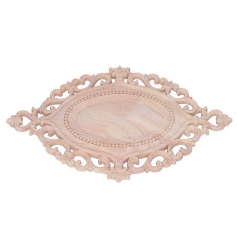 Wood Applique Premium Wood Durable Easy Installation Natural Eco Friendly Wide Application Wood Carving Applique