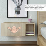 Wood Applique Easy Installation Durable Natural Eco Friendly Classic Exquisite Pattern Wood Carving AppliqueType One
