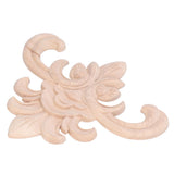 Wood Applique Easy Installation Durable Natural Eco Friendly Classic Exquisite Pattern Wood Carving AppliqueType Two