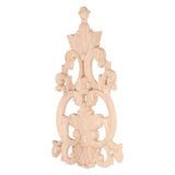 Wood Applique Easy Installation Durable Natural Eco Friendly Classic Exquisite Pattern Wood Carving AppliqueType Four