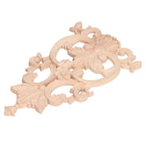 Wood Applique Easy Installation Durable Natural Eco Friendly Classic Exquisite Pattern Wood Carving AppliqueType Four