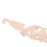 Wood Carved Applique Corner Frame Applique Eco Friendly Cabinet Furniture Decoration for Household