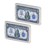 2Pcs Commemorative Coins Coin Collection 5 US Dollars Patter Fine Workmanship Commemorative Coin In Australia - Darrahopens