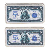 2Pcs Commemorative Coins Coin Collection 5 US Dollars Patter Fine Workmanship Commemorative Coin