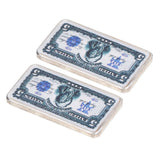 2Pcs Commemorative Coins Coin Collection 5 US Dollars Patter Fine Workmanship Commemorative Coin