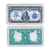 2Pcs Commemorative Coins Coin Collection 5 US Dollars Patter Fine Workmanship Commemorative Coin