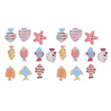 2 Sets Nonslip Bathtub Stickers Matte Colorful Fish Self Adhesive Waterproof Mouldproof Safe for Baby Shower In Australia - Darrahopens