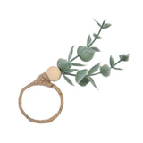4Pcs Napkin Rings Simple Decorative Handicraft Leaf Flower Napkin Rings for Weddings New Years Parties6640