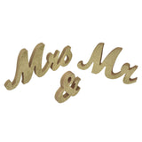 Mr Mrs Sign Wedding Table Decorations English Letter Ornament Props for Festival Anniversary PartyGold