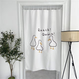 Door Curtain Cute Decorative Cartoon Doorway Divider Cloth for Bedroom Closet Dormitory Kitchen Little White Duck In Australia - Darrahopens