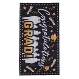 Graduation Banner 71x38in Durable Polyester Fabrics Fadeless 4 Eyelets Easy Installation Congrats Grad Banner for Party C In Australia - Darrahopens