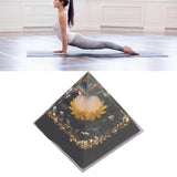 Orgone Pyramid Crystal Chakra Pyramid Promotes Psychological Growth for Living Room Bedroom Office