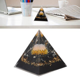 Orgone Pyramid Crystal Chakra Pyramid Promotes Psychological Growth for Living Room Bedroom Office