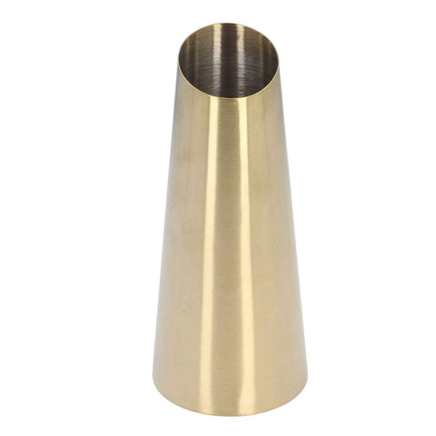 Gold Vase 304 Stainless Steel Conic Shape Narrow Mouth Simple Modern Style Desk Vase for Home Office Dormitory In Australia - Darrahopens