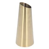 Gold Vase 304 Stainless Steel Conic Shape Narrow Mouth Simple Modern Style Desk Vase for Home Office Dormitory In Australia - Darrahopens