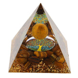 Pyramid Ornament Natural Gravel Triangular Lucky Improving Mood Pyramid Positive Energy Decoration for Bookshelf In Australia - Darrahopens