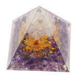 Pyramid Epoxy Ornament Good Durability Exquisite Workmanship Gravel Pyramid Power Stone for Living Room Bedroom Office In Australia - Darrahopens