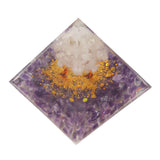 Pyramid Epoxy Ornament Good Durability Exquisite Workmanship Gravel Pyramid Power Stone for Living Room Bedroom Office In Australia - Darrahopens