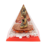Crystal Pyramid Buddha Epoxy Energy Stone Handicraft for Household Decoration Office Desktop In Australia - Darrahopens