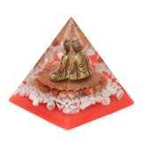 Crystal Pyramid Buddha Epoxy Energy Stone Handicraft for Household Decoration Office Desktop In Australia - Darrahopens