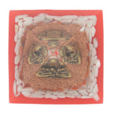 Crystal Pyramid Buddha Epoxy Energy Stone Handicraft for Household Decoration Office Desktop