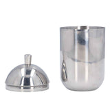 Cotton Swab Holders 304 Stainless Steel Light Luxury Dustproof Cotton Swab Canisters with Lid for Home Bathroom In Australia - Darrahopens
