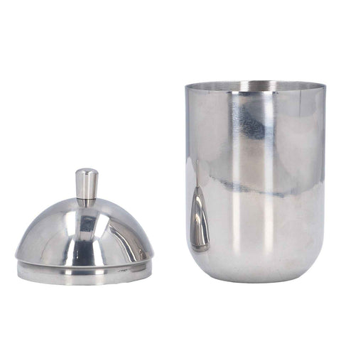 Cotton Swab Holders 304 Stainless Steel Light Luxury Dustproof Cotton Swab Canisters with Lid for Home Bathroom In Australia - Darrahopens