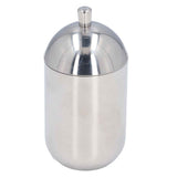 Cotton Swab Holders 304 Stainless Steel Light Luxury Dustproof Cotton Swab Canisters with Lid for Home Bathroom In Australia - Darrahopens
