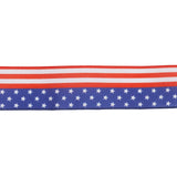 Patriotic Ribbon 6.5cm Width 10m Length 4th of July Independence Day for Decoration