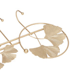 Wall Coat Rack Ginkgo Leaf Design Simple Elegant Style Wide Application Wall Mounted Coat Rack for Clothes Hat Keys