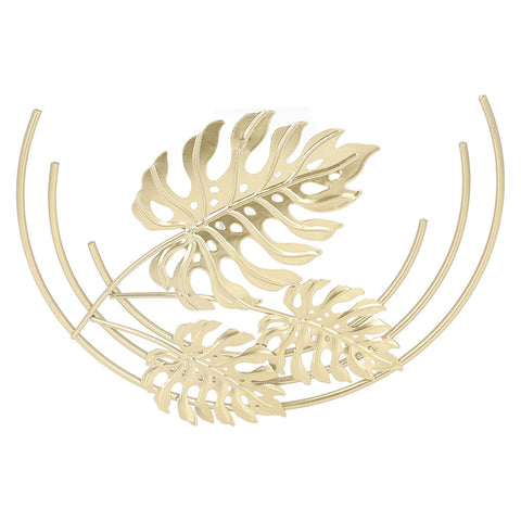 Iron Wall Sculptures Gold Metal Leaf Wall Decor for Living Room Bedroom Office Home A In Australia - Darrahopens