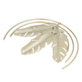 Iron Wall Sculptures Gold Metal Leaf Wall Decor for Living Room Bedroom Office Home B